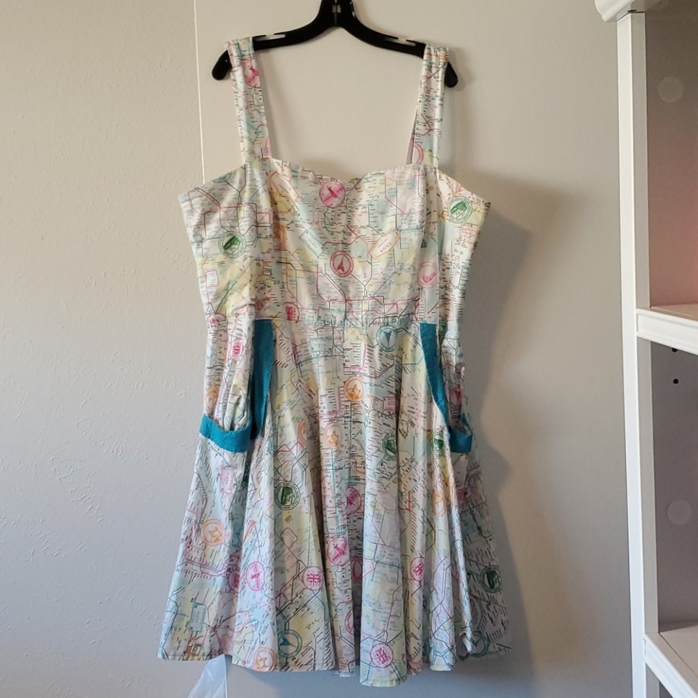 City Street Map Dress